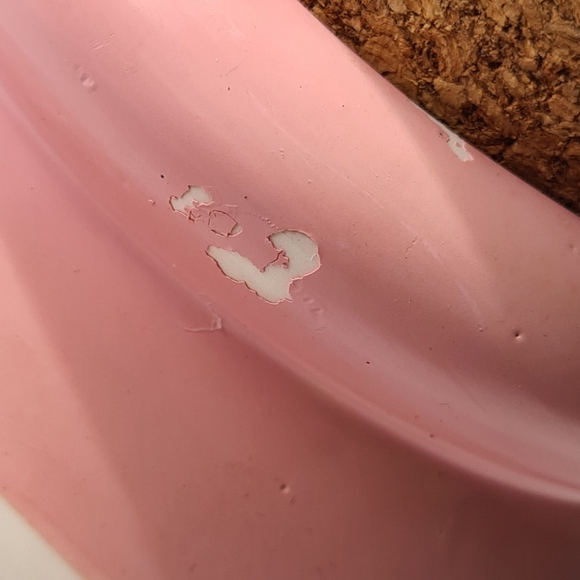 Cutest SHOE FUND Pink Money Jar w Cork Lid - Picture 7 of 8